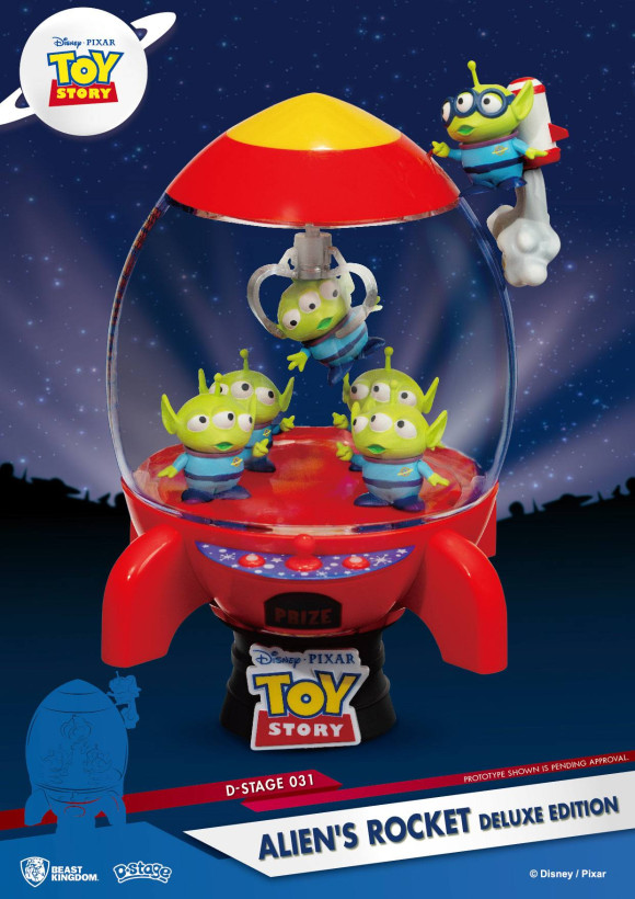 Toy Story Aliens Rocket D-Stage Diorama Statue 15 cm