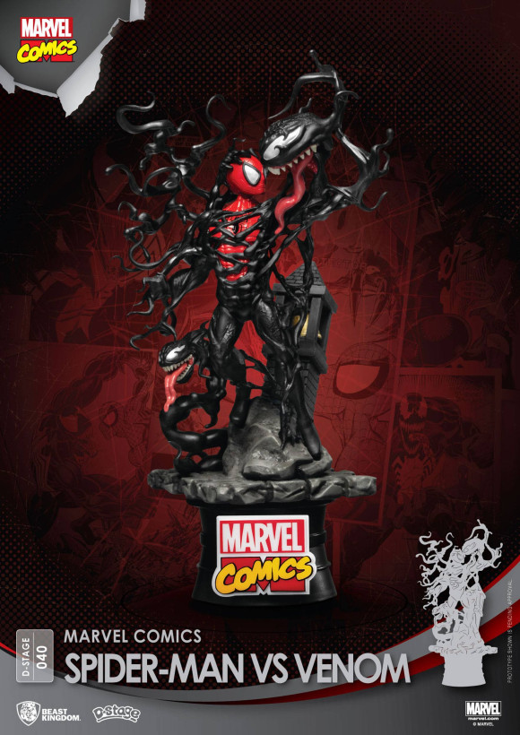 Spider-Man vs. Venom D-Stage Diorama Statue 15 cm