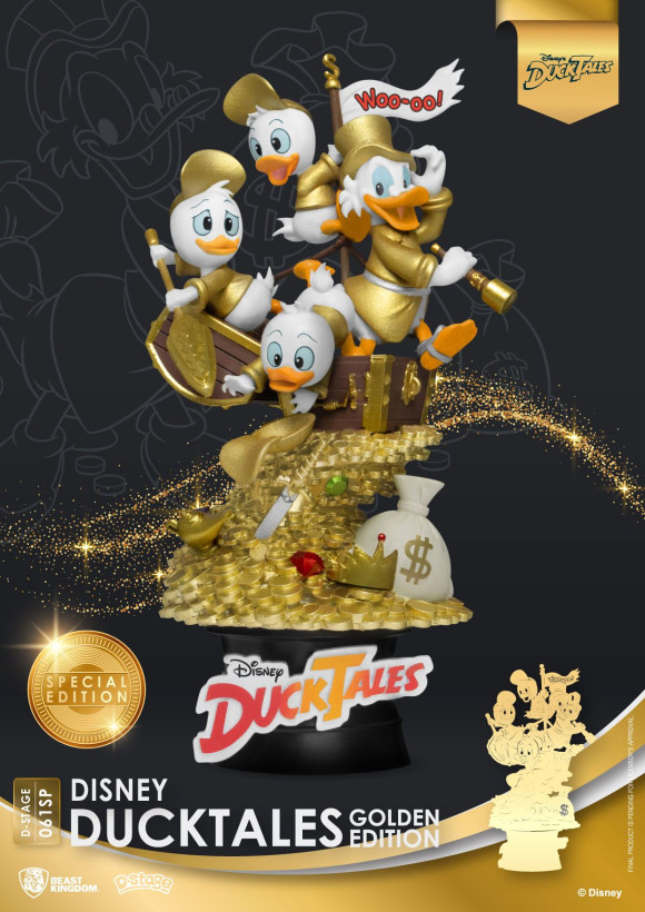 DuckTales Disney Classic Animation Series D-Stage Diorama Gold Edition 15 cm EMEA Exclusive