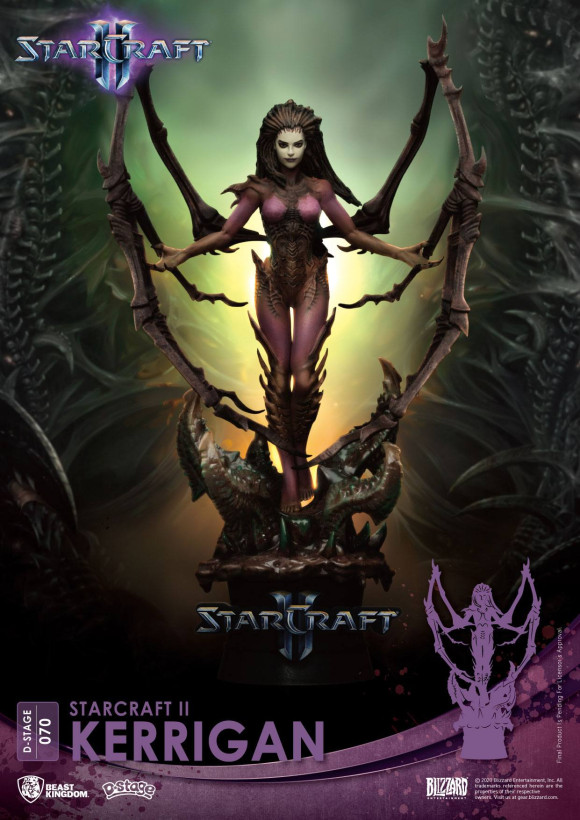 StarCraft II Kerrigan D-Stage PVC Diorama Statue 18 cm