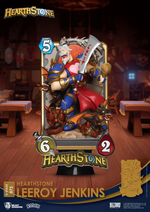 Hearthstone Leeroy Jenkins D-Stage PVC Diorama Statue 16 cm