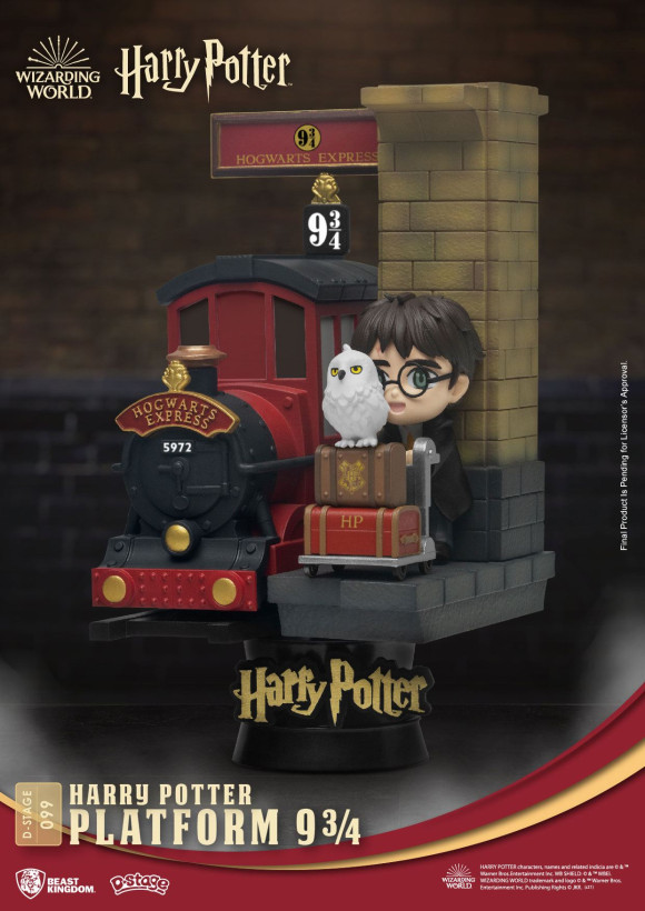 Harry Potter Platform 9 3/4 D-Stage Diorama Statue New Version 15 cm