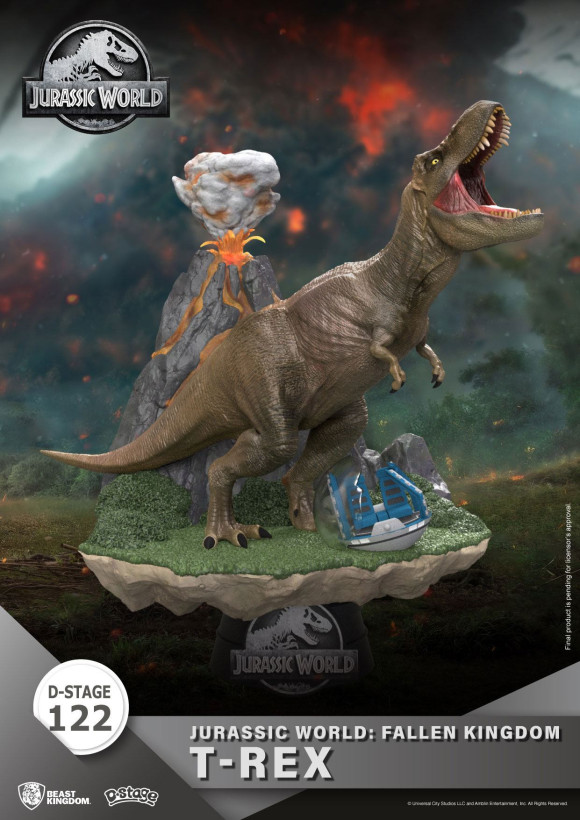 Jurassic World: Das gefallene Königreich  T-Rex D-Stage Diorama Statue 13 cm
