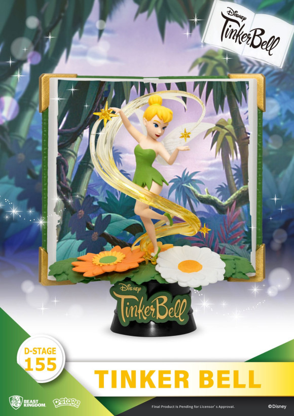 Peter Pan Book Series D-Stage PVC Diorama Tinkerbell 15 cm