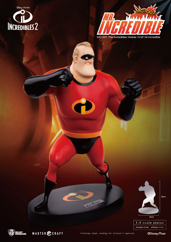 Die Unglaublichen Mr. Incredible 1/4 Master Craft Statue 45 cm