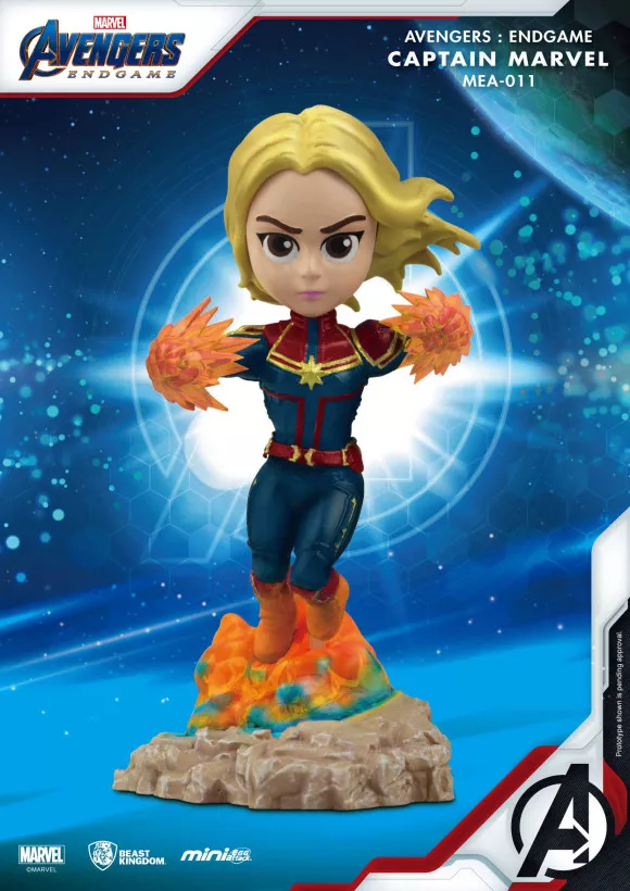 Avengers Captain Marvel Mini Egg Attack Figur 10 cm