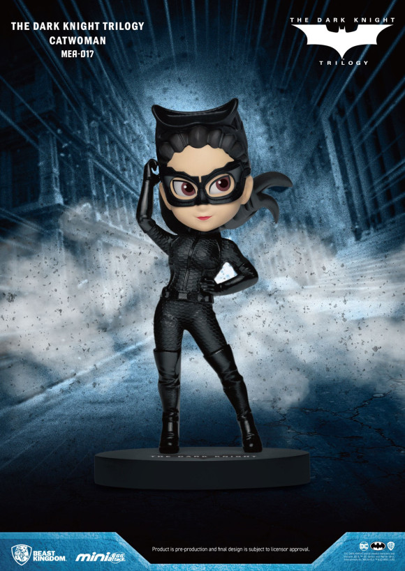 Dark Knight Trilogy Mini Egg Attack Figur Catwoman 8 cm