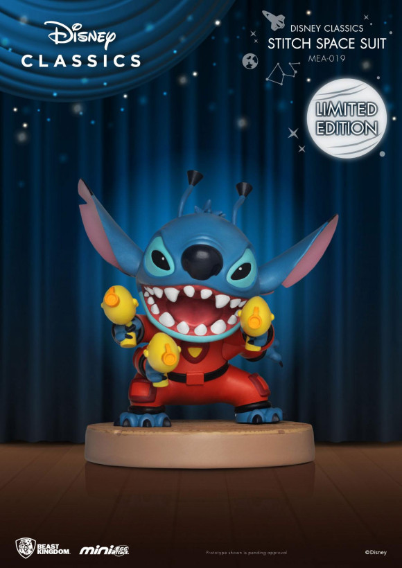 Disney Classic Series Mini Egg Attack Figur Stitch Space Suit 8 cm