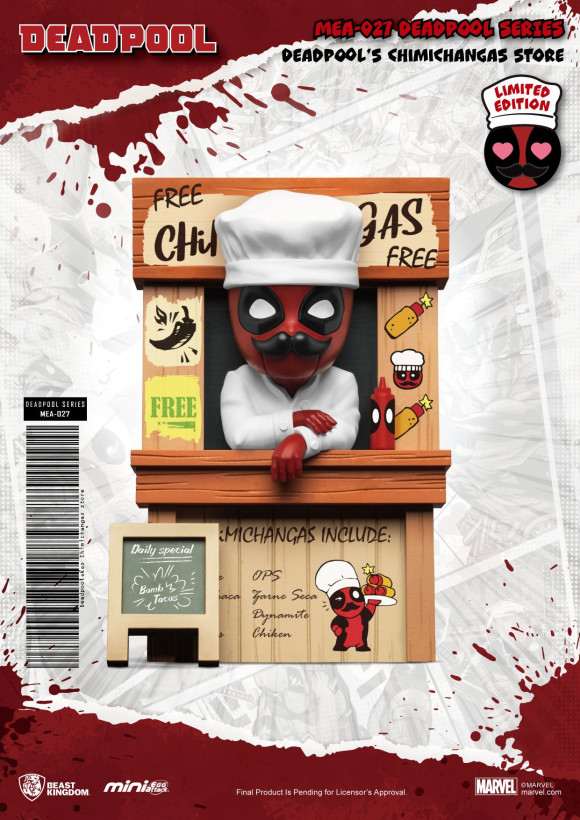 Marvel Mini Egg Attack Figur Deadpool's Chimichangas Store 10 cm