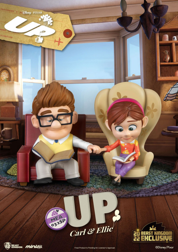 Oben Mini Egg Attack Figuren 2er-Pack Up Series Carl & Ellie 9 cm