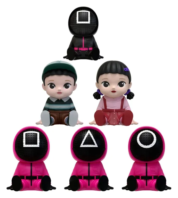 Squid Game Spardose Blind Box Figuren Sortiment 11 cm (6)