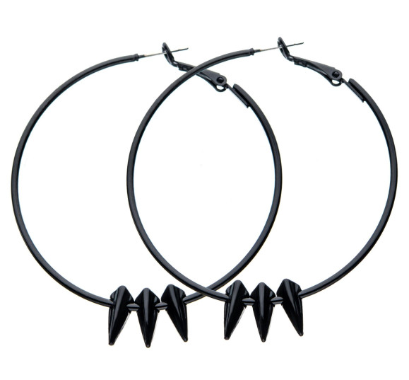 Black Panther Edelstahl-Ohrringe Claw Hoops