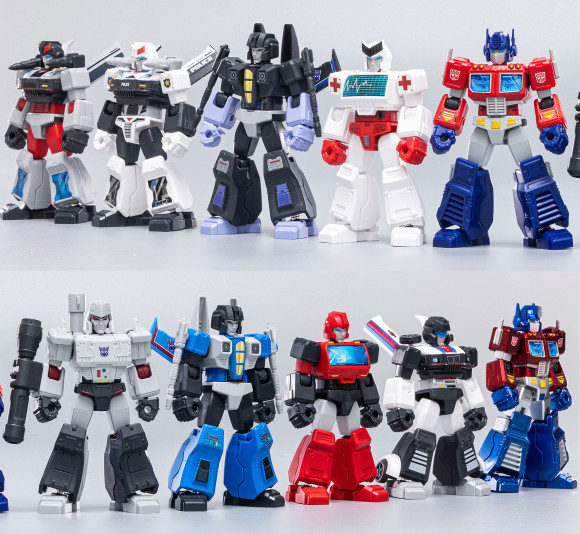 Transformers Blokees Plastic Model Kit Galaxy Version 01 Roll Out Sortiment (9)