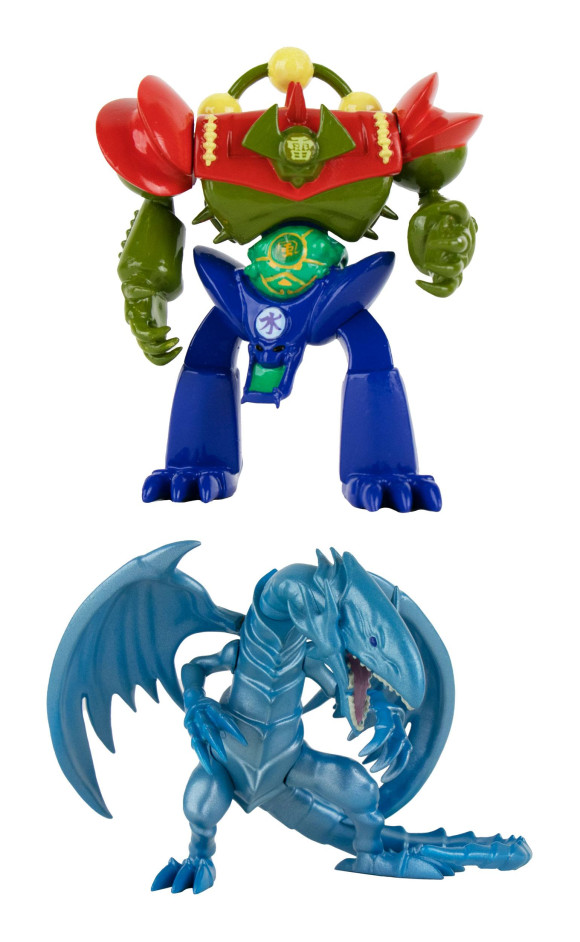 Yu-Gi-Oh! Actionfiguren 2er Pack Blue-Eyes White Dragon & Gate Guardian 10 cm