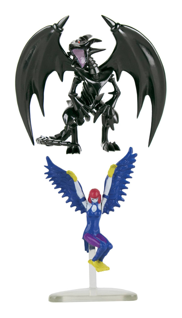 Yu-Gi-Oh! Actionfiguren 2er Pack Red-Eyes Black Dragon & Harpie Lady 10 cm