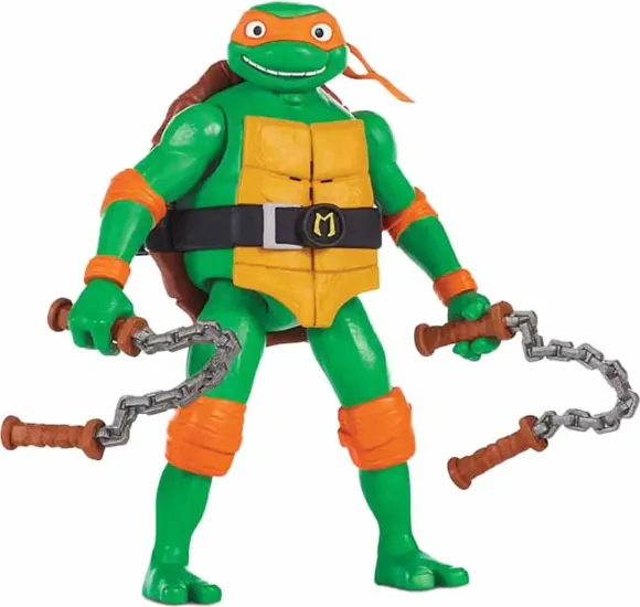 Teenage Mutant Ninja Turtles: Mutant Mayhem Ninja Shouts Action Figur Michelangelo 14 cm 