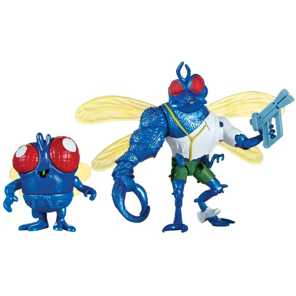 Teenage Mutant Ninja Turtles: Mutant Mayhem Actionfiguren Super Fly & Toddler Super Fly 11 cm 