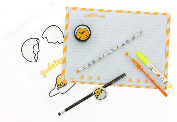 Gudetama Schreibset 7-teilig