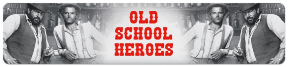 Bud Spencer & Terence Hill Blechschild Old School Heroes 46 x 10 cm