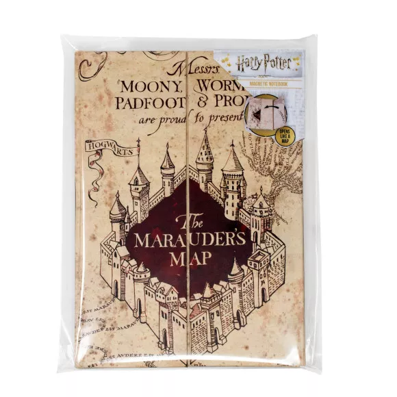 Harry Potter Marauders Map Magnetisches A5 Notizbuch