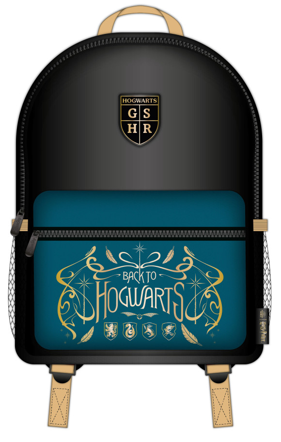 Harry Potter Rucksack Schwarz & Blau Hogwarts