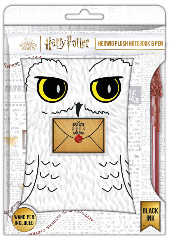 Harry Potter Plüsch-Notizbuchset Hedwig Umkarton (6)