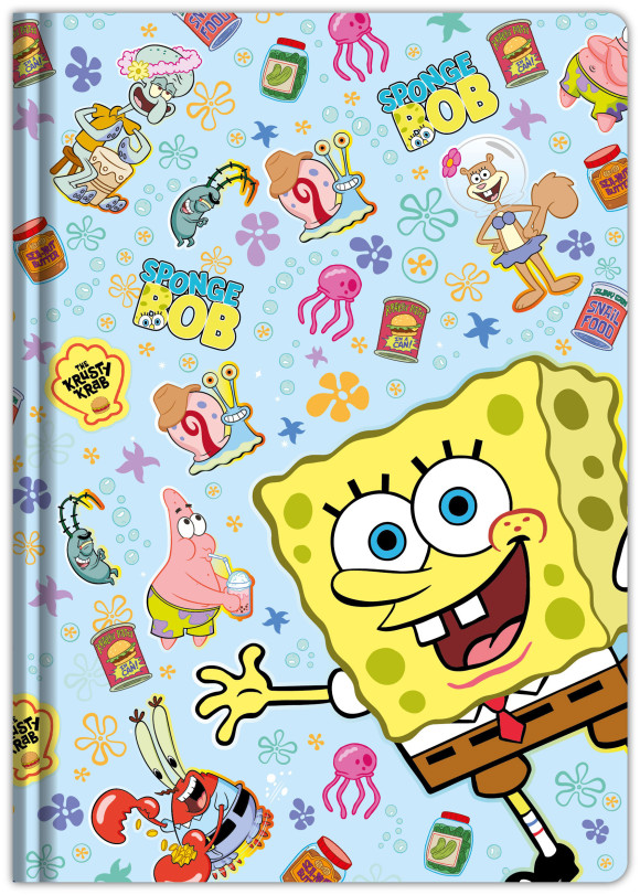 SpongeBob A5 Notizbuch Icons Umkarton (6)