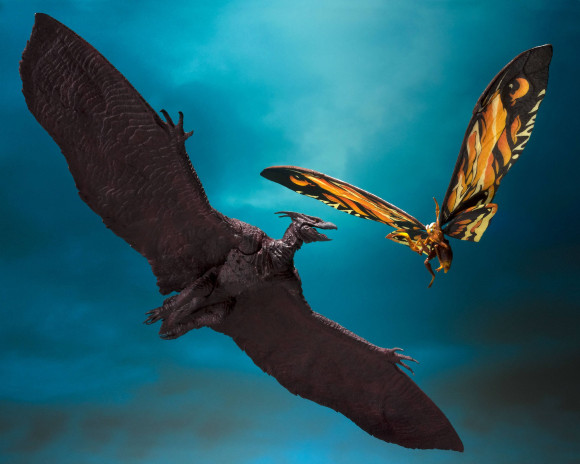 Godzilla Mothra & Rodan S.H. MonsterArts Actionfiguren Doppelpack