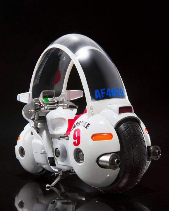 Dragon Ball Bulmas Motorcycle Hoipoi Capsule No. 9 S.H. Figuarts Fahrzeug mit Figur 17 cm