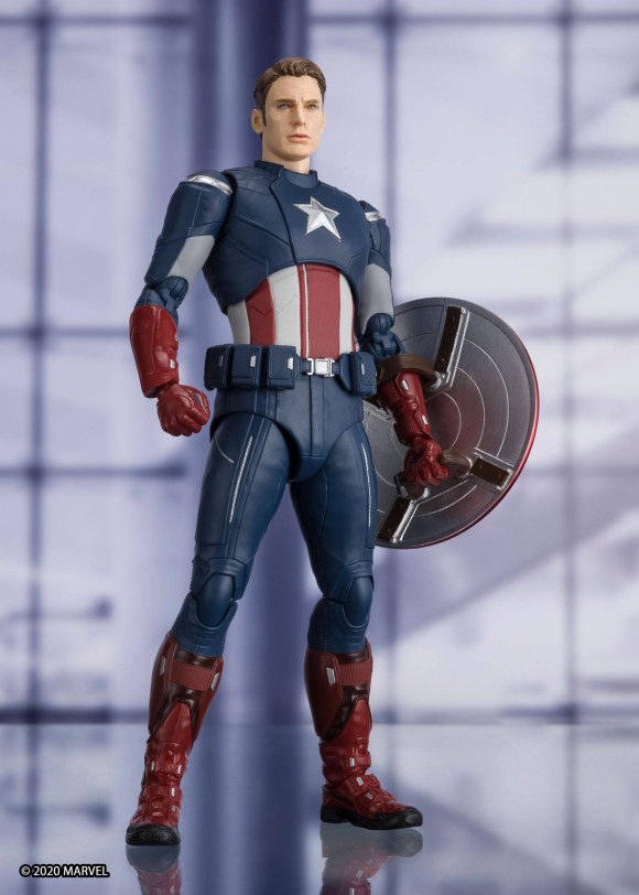 Avengers Captain America Cap S.H. Figuarts Actionfigur 15 cm
