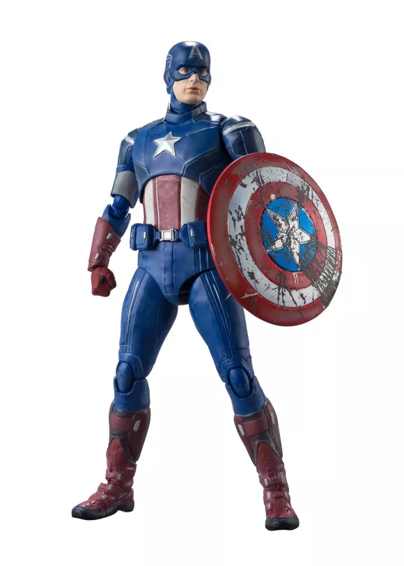 Avengers Captain America S.H. Figuarts Actionfigur Avengers Assemble Edition 15 cm