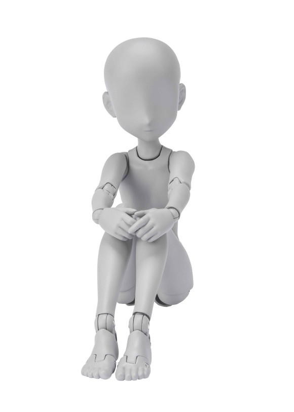 S.H. Figuarts Actionfigur Body Chan Ken Sugimori Edition DX Set (Gray Color Ver.) 13 cm