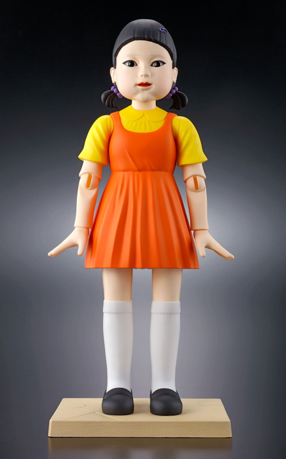 Squid Game Puppe Young-hee doll Tamashii Lab Actionfigur 26 cm
