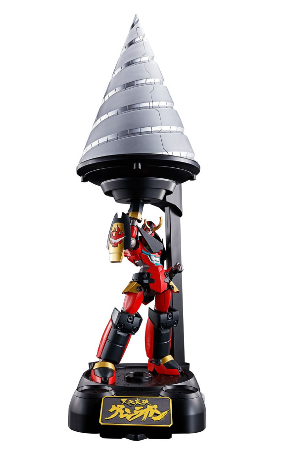 Tengen Toppa Gurren Lagann Soul of Chogokin Diecast Actionfigur GX-107 Gurren Lagann & Giga Drill Set 18 cm