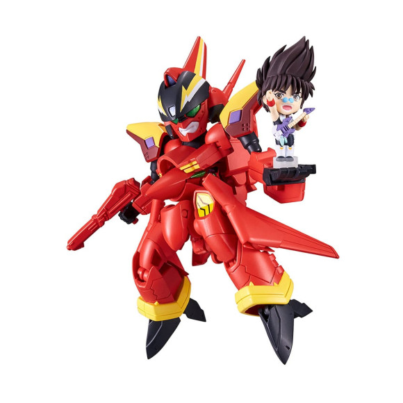 Macross 7 Tiny Session Fahrzeug mit Actionfigur VF-19 Custom Fire Valkyrie with Basara Nekki 11 cm