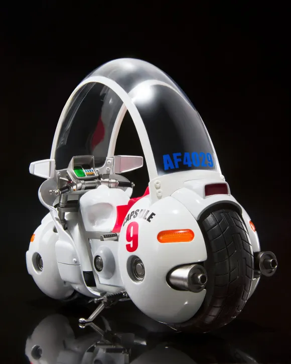 Dragon Ball S.H. Figuarts Fahrzeug mit Figur Bulma's Motorcycle Hoipoi Capsule No. 9 17 cm 