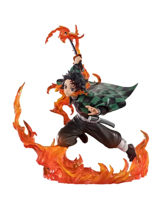 Demon Slayer: Kimetsu no Yaiba FiguartsZERO PVC Statue Kamado Tanjiro (Kyojuro Rengoku's Sword Guard Ver.) 19 cm