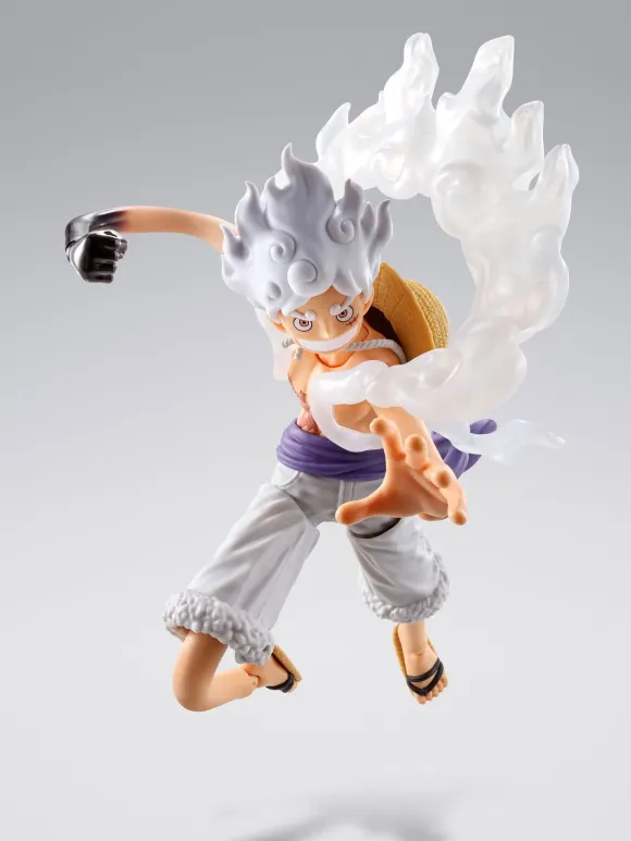 One Piece S.H.Figuarts Actionfigur Monkey D. Luffy Gear 5 -Future Island Egghead- 15 cm