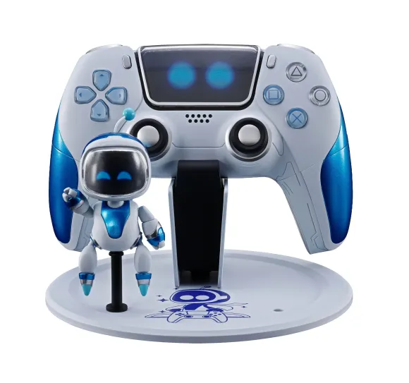 Astro Bot Chogokin Actionfigur Astro Bot & Dual Speeder