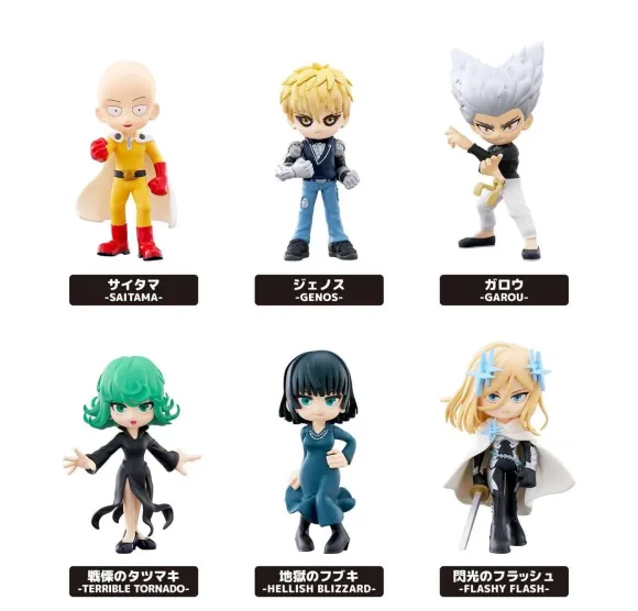 One Punch Man PalVerse PVC Figuren Vol. 02 9 cm Sortiment (6)