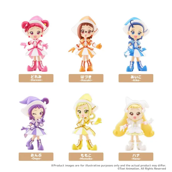 Ojamajo Doremi "Dokkan!" PalVerse PVC Figuren 9 cm Blind Box Sortiment (6)   
