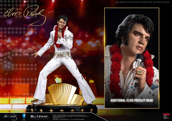 Elvis Presley Superb Scale Hybrid Statue 1/4 Elvis Aaron Presley 52 cm
