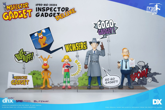 Inspector Gadget Mega Hero Actionfiguren 17 cm Deluxe Version
