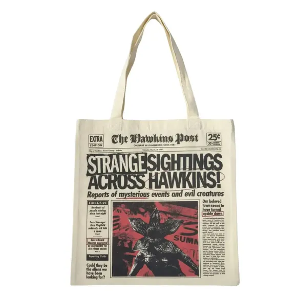 Stranger Things Tragetasche Newspaper
