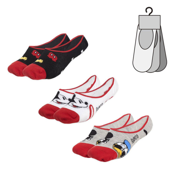Disney Knöchelsocken 3-er Packs Mickey Sortiment (6)