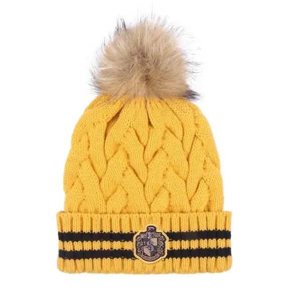 Harry Potter Beanie Pompon Hufflepuff 