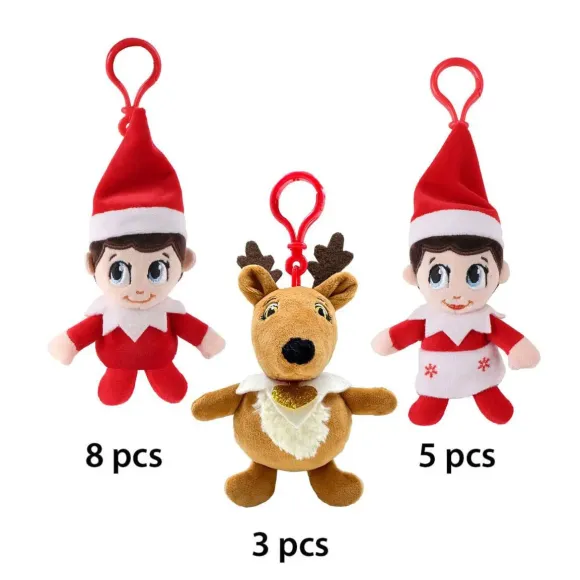 Elf On The Shelf Plüsch-Schlüsselanhänger 12 cm Sortiment (16)     