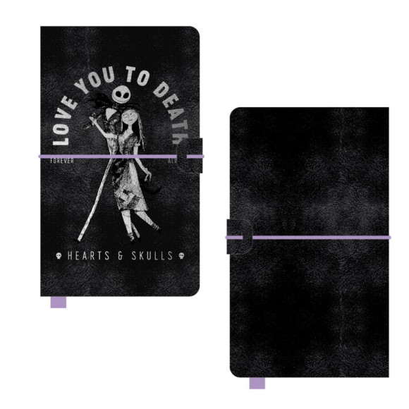 Nightmare before Christmas Premium Notizbuch A5 Sally & Jack