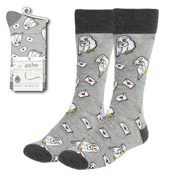 Harry Potter Socken Hedwig with Letter 38-45