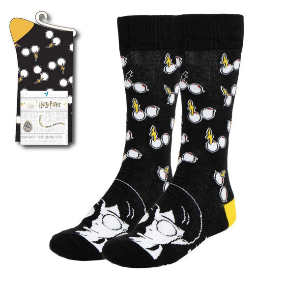 Harry Potter Socken Harry Black and White 38-45